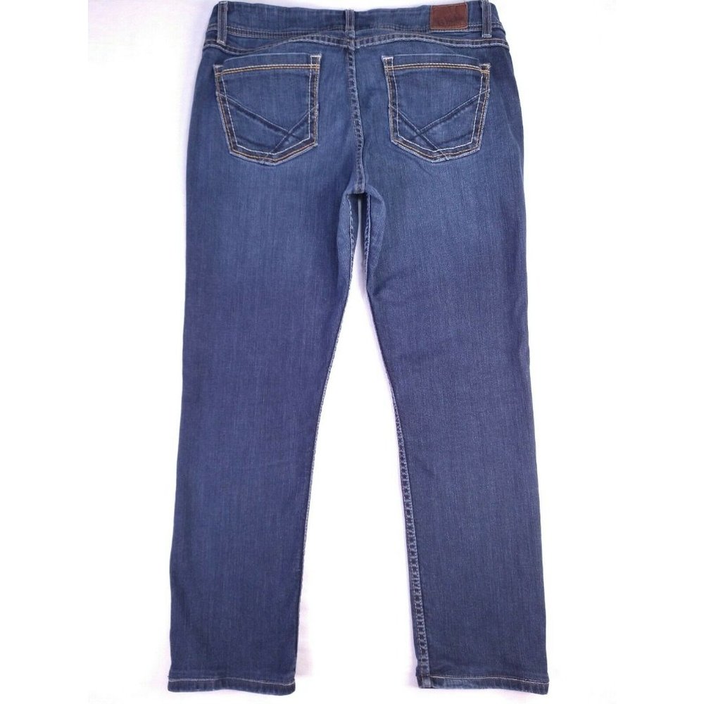 BKE Buckle Kate Straight Stretch Denim Jeans Sz tag 33 X 31.5 actual 33 X 29